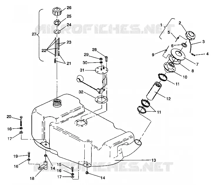 CARBURANT TANK SL 750 / B934070 (4924752475005A)