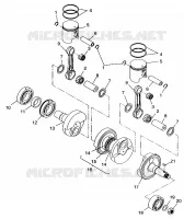 PISTON ET VILEBREQUIN