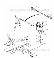 TRIANGLES DE SUSPENSIONS AVANT ET BIELLETTES DE DIRECTION 2X4 300 W957530 (4930053005B007)