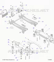 SIEGE MOUNTING, FRONT