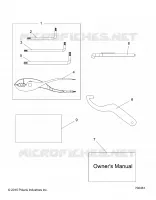 REFERENCES, TOOL KIT AND MANUEL DU PROPRIETAIRES