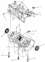 CARTERS MOTEUR ASSEMBLY 440 XCR 0941760 (4925182518032A)