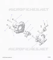 ENGINE, CORPS DE PAPILON AND FUEL RAIL