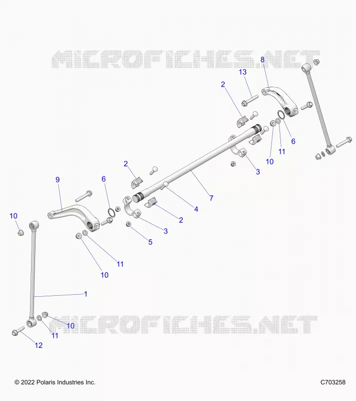 SUSPENSION, REAR BARRE STABILISATRICE