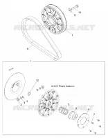 SYSTEME DE TRANSMISSION, SECONDARY CLUTCH