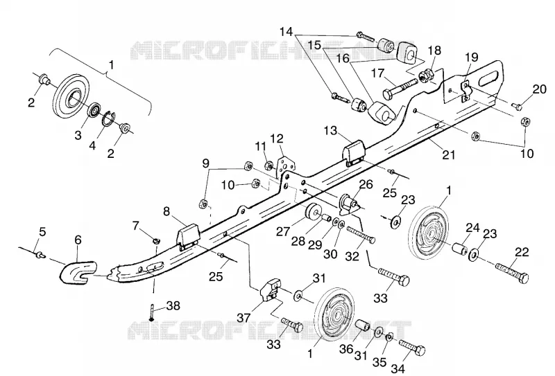 FIXATION RAIL (SUSPENSION)