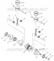 PISTON ET VILEBREQUIN LITE TOURING 0983133 AND EUROPEAN LITE TOURNG E983133 (4941934193C005)