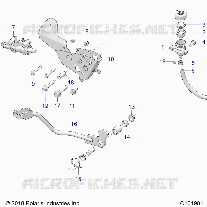 BRAKES, BRAKE PEDAL AND MAITRE CYLINDRE