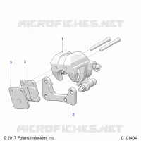 BRAKES, ETRIER DE FREIN AVANT