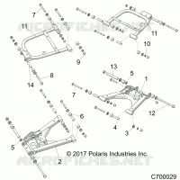 SUSPENSION ARRIERE CONTROL ARMS