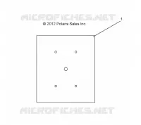 BATTERIE TRAY MAT, REAR