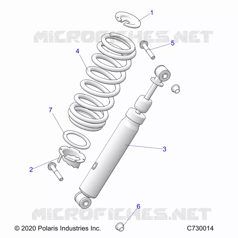 SUSPENSION, AMORTISSEUR AVANT MOUNTING