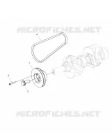 ENGINE, POULIE DE TRANSMISSION AND DRIVE BELT