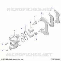 BRAKES, ETRIER DE FREIN ARRIERE