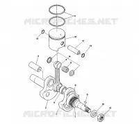 PISTON AND VILEBREQUIN