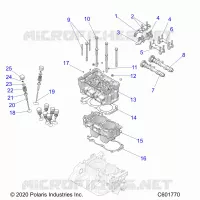 ENGINE, CYLINDER/CULASSE ASM.
