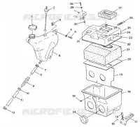 RESERVOIR D'HUILE/BOITE A AIR 700 RMK 0980966 AND EUROPEAN 700 RMK E980966 (4943724372C005)