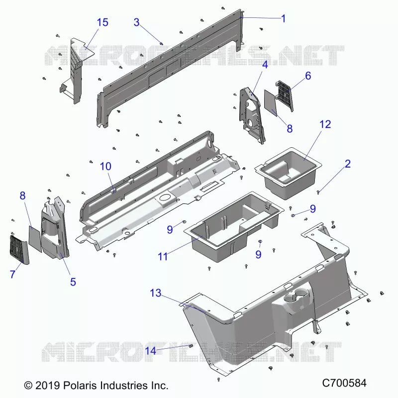 CARROSSERIE ARRIERE CLOSEOFF, AND FENDERS