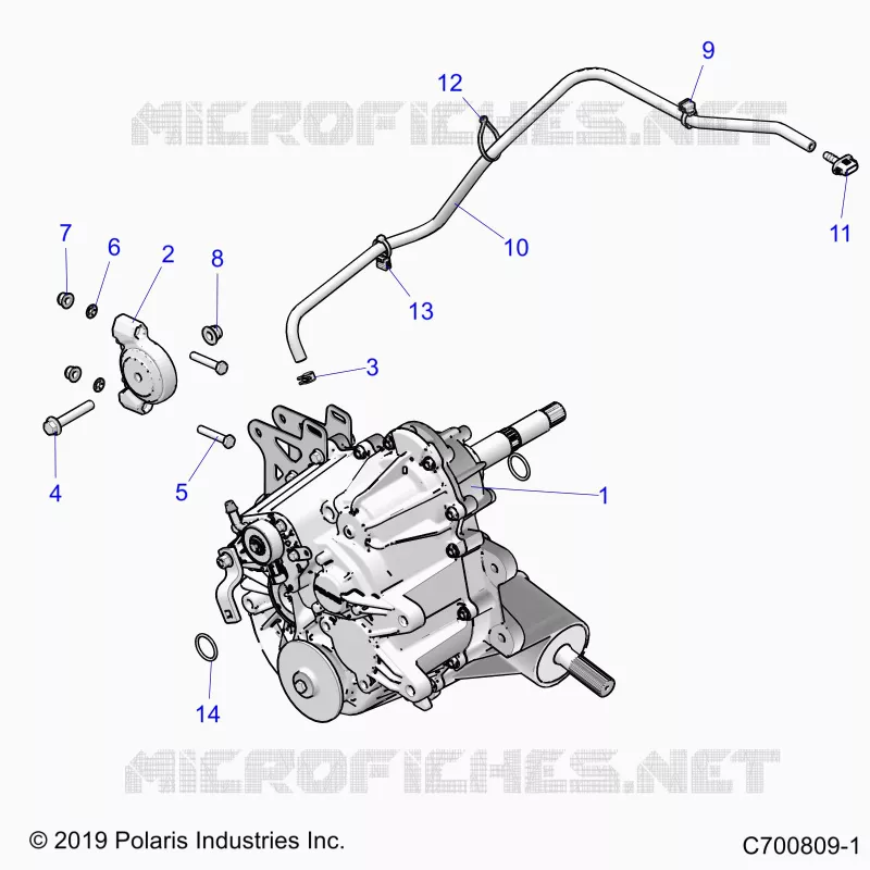 SYSTÃˆME DE TRANSMISSION, MAIN GEARCASE MOUNTING