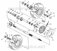 PONT ARRIERE 2X4 300 W957530 (4930053005C002)