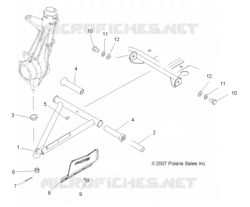 SUSPENSION, A-ARM and SUPPORT MOUNTING