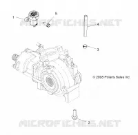 SYSTÈME DE TRANSMISSION, SUPPORT PONT, FRONT
