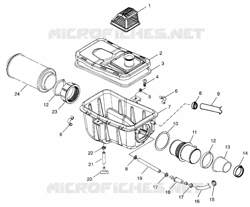 BOITE A AIR  SCRAMBLER 500 W97BC50A (4943074307B008)