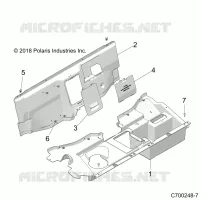 CARROSSERIE ARRIERE CLOSEOFF -Z23N4V99AL/BL/AR/BR (C700248-7)