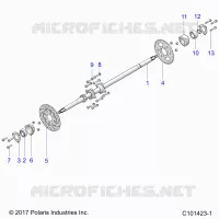 SUSPENSION ARRIERE AXLE