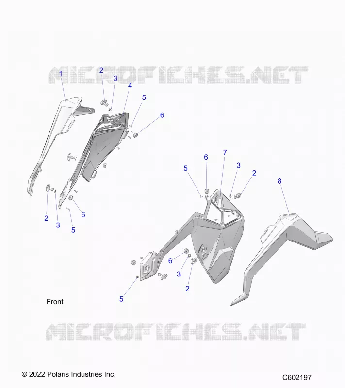 PANNEAUX LATERAUXS AND TRIM