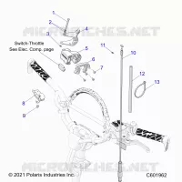 MOTEUR, THROTTLE CONTROL ASM.