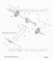 SUSPENSION, BRAS DE SUSPENSION ARRIERE