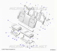 SIEGE ASM., REAR