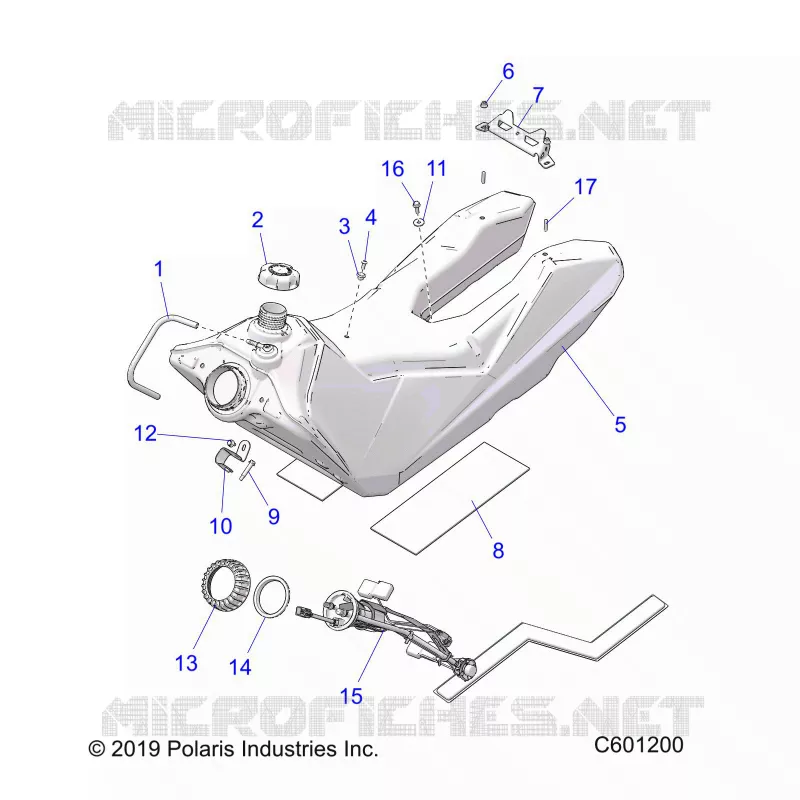 SYSTÃˆME D'ALIMENTATION, FUEL TANK ASM.