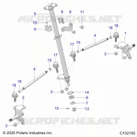 STEERING, COLONNE DE DIRECTION AND TIE ROD ASM