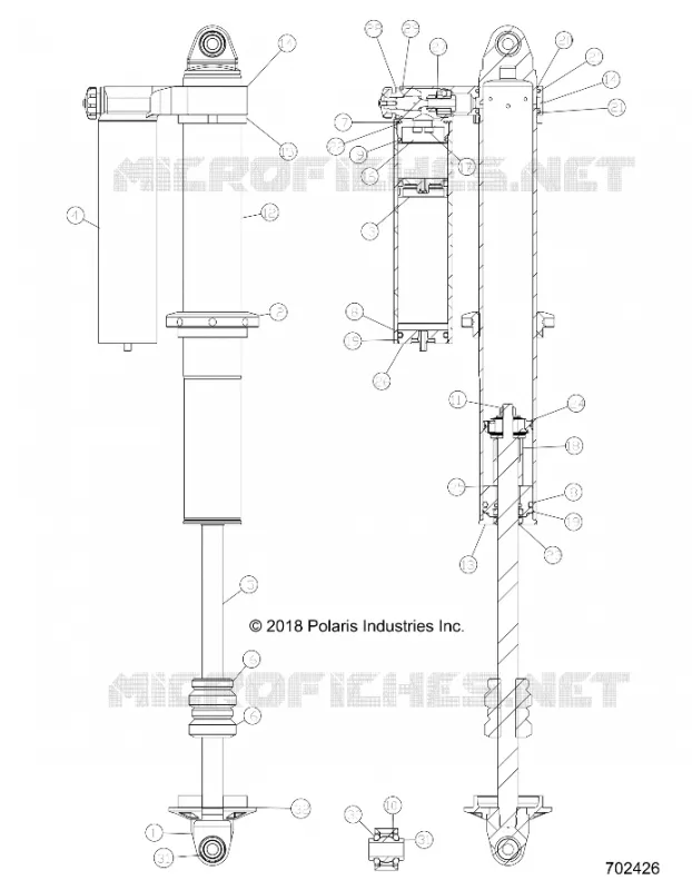 SUSPENSION ARRIERE SHOCK INTERNALS