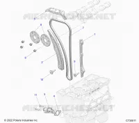 CHAINE DE DISTRIBUTION AND TENSIONER