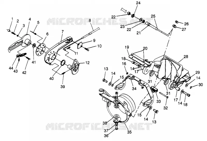 MARCHE ARRIERE SLT 780 B974588 (4941174117B010)
