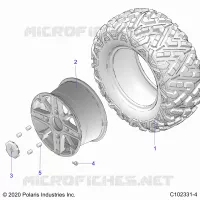 ROUES, REAR