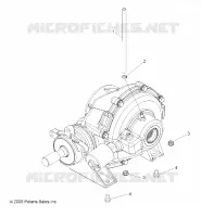 SYSTÈME DE TRANSMISSION, REAR SUPPORT PONT