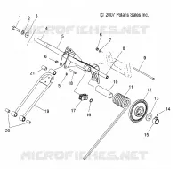 SUSPENSION, BRAS DE SUSPENSION ARRIERE