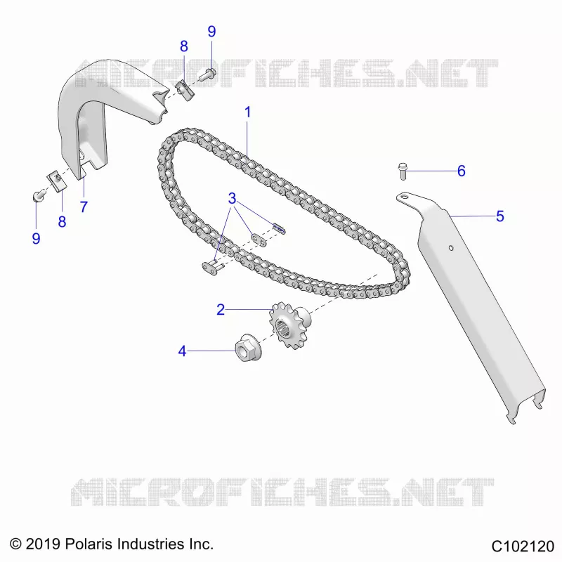 SYSTÃˆME DE TRANSMISSION, CHAIN AND GUARDS