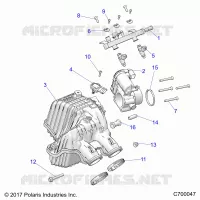 ENGINE, PRISE D'AIR MANIFOLD