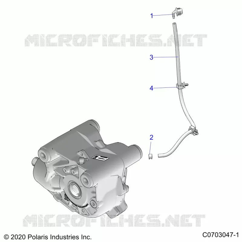 SYSTÃˆME DE TRANSMISSION, GEARCASE, FRONT, VENTING