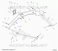 SUSPENSION ARRIERE TRAILING ARMS MOUNTING