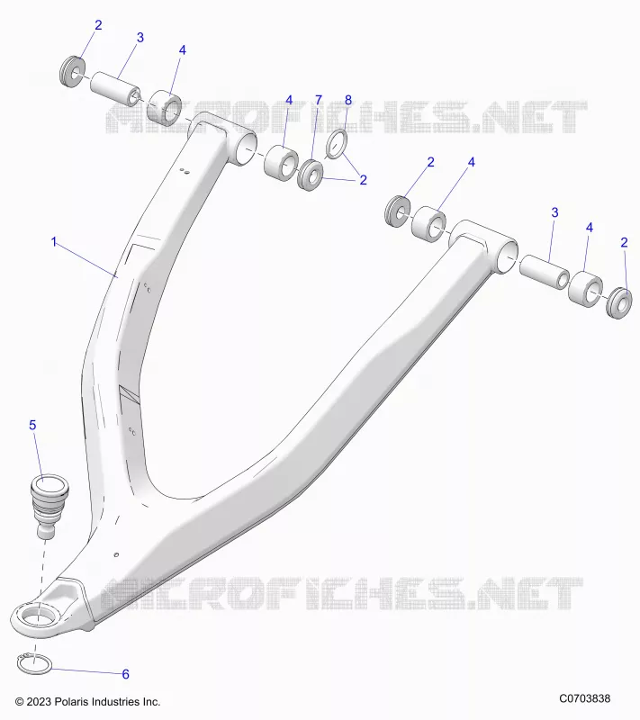 SUSPENSION AVANT CONTROL ARM UPPER