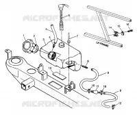 RESERVOIR D'HUILE 6X6 400L W968740 and 6X6 400L Norwegian N968740 (4935963596A014)