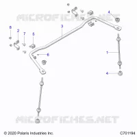 SUSPENSION, REAR BARRE STABILISATRICE