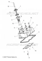 MOTEUR, COUVERCLE SOUPAPE
