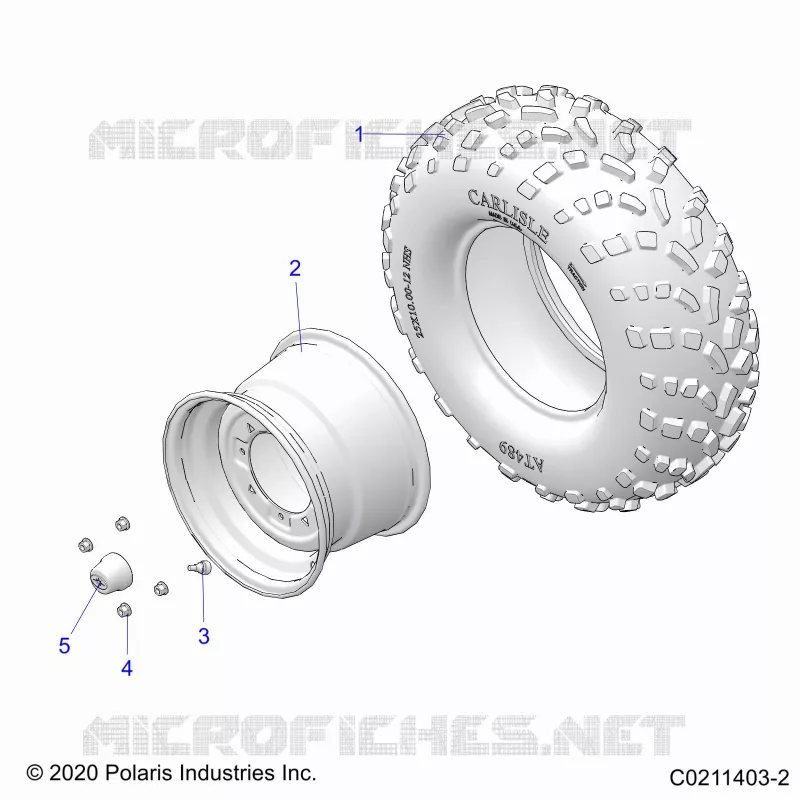 ROUES, REAR TIRE